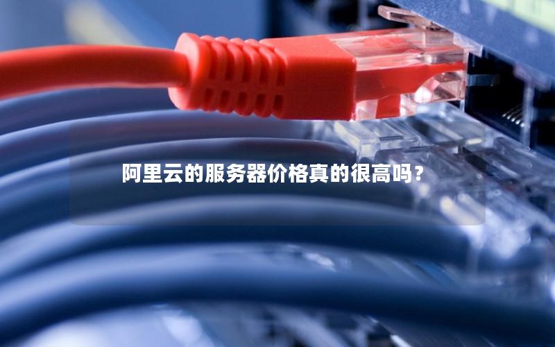 阿里云的服务器价格真的很高吗？