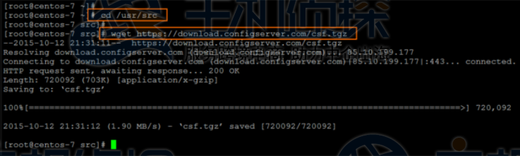 CSF防火墙安装教程：CentOS 7安装CSF防火墙