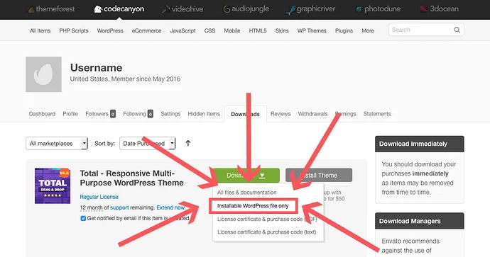 ThemeForest主题安装常见问题汇总