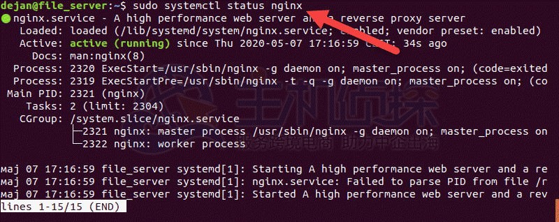 Linux服务器上启动、停止和重启Nginx命令