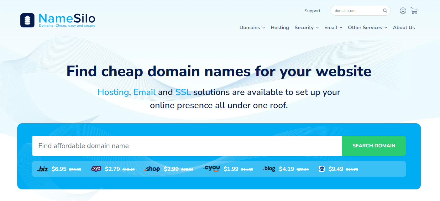 三大美国域名注册商介绍