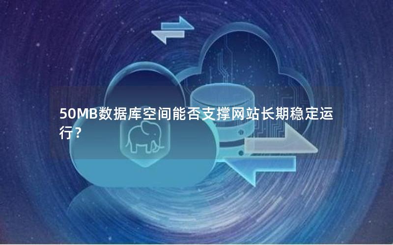 50MB数据库空间能否支撑网站长期稳定运行?