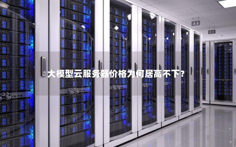 大模型云服务器价格为何居高不下？