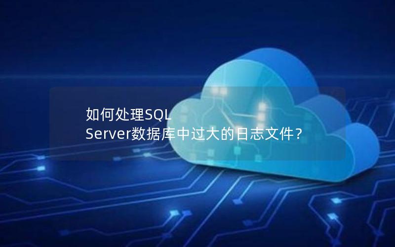 如何处理SQL Server数据库中过大的日志文件?