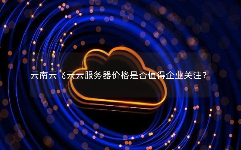 云南云飞云云服务器价格是否值得企业关注？