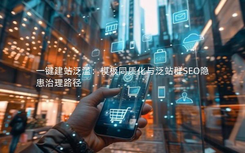 一键建站泛滥：模板同质化与泛站群SEO隐患治理路径