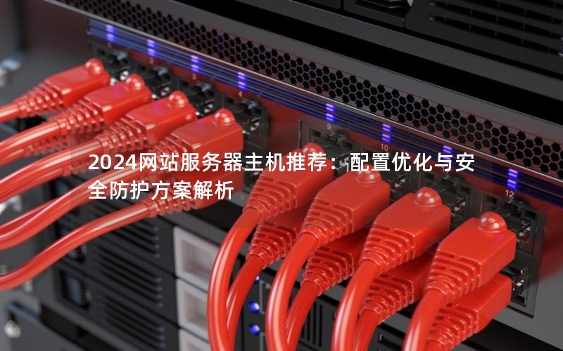 2024网站服务器主机推荐：配置优化与安全防护方案解析
