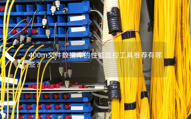 400m文件数据库的性能监控工具推荐有哪些?