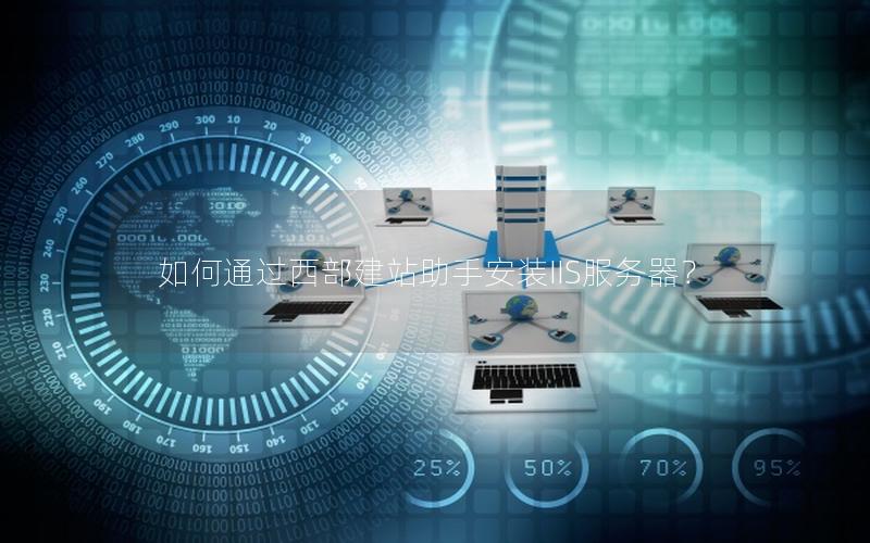 如何通过西部建站助手安装IIS服务器？