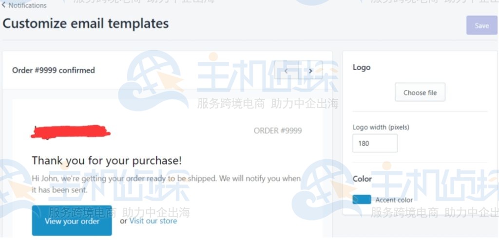 Shopify Notifications通知管理设置操作步骤分享