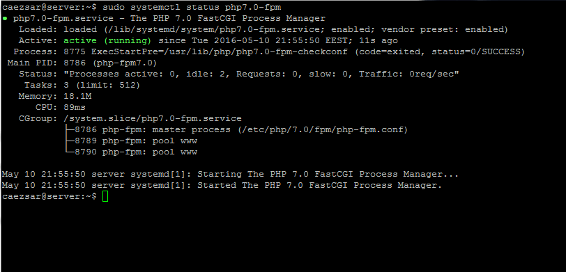 在 Ubuntu 16.04 为 Nginx 服务器安装 LEMP 环境(MariaDB,PHP 7 并支持 HTTP 2.0) 在 Ubuntu 16.04 为 Nginx 服务器安装 LEMP 环境(MariaDB,PHP 7 并支持 HTTP 2.0)