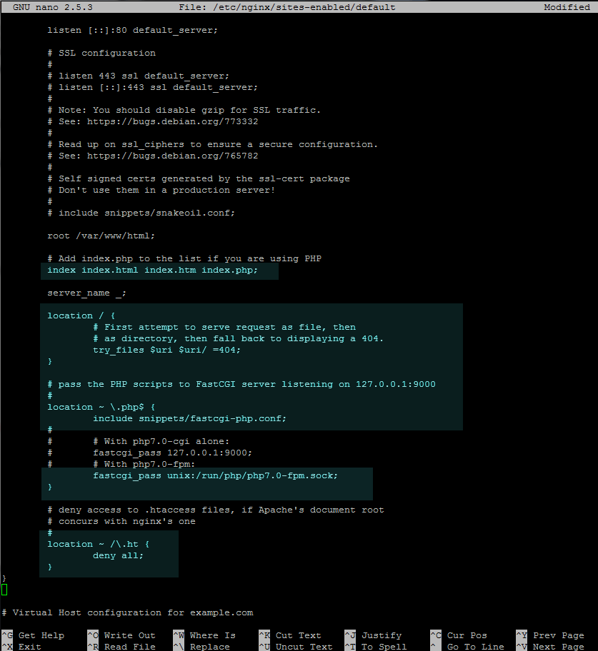 在 Ubuntu 16.04 为 Nginx 服务器安装 LEMP 环境(MariaDB,PHP 7 并支持 HTTP 2.0) 在 Ubuntu 16.04 为 Nginx 服务器安装 LEMP 环境(MariaDB,PHP 7 并支持 HTTP 2.0)