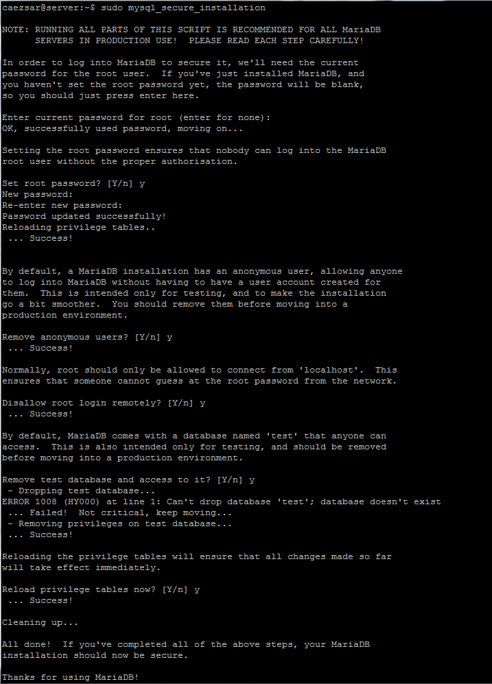 在 Ubuntu 16.04 为 Nginx 服务器安装 LEMP 环境(MariaDB,PHP 7 并支持 HTTP 2.0) 在 Ubuntu 16.04 为 Nginx 服务器安装 LEMP 环境(MariaDB,PHP 7 并支持 HTTP 2.0)