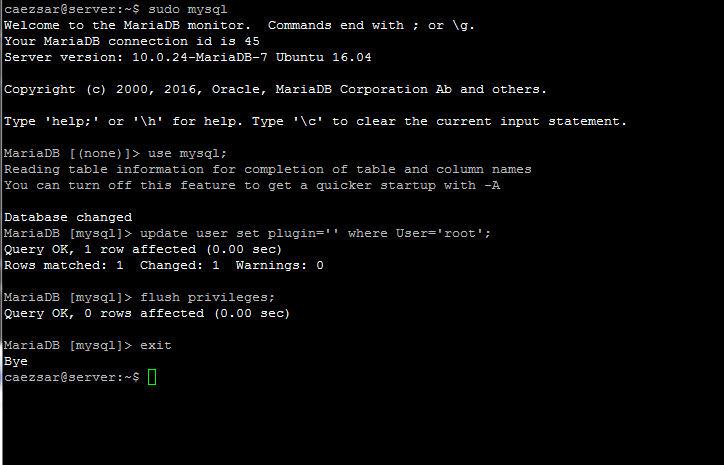在 Ubuntu 16.04 为 Nginx 服务器安装 LEMP 环境(MariaDB,PHP 7 并支持 HTTP 2.0) 在 Ubuntu 16.04 为 Nginx 服务器安装 LEMP 环境(MariaDB,PHP 7 并支持 HTTP 2.0)