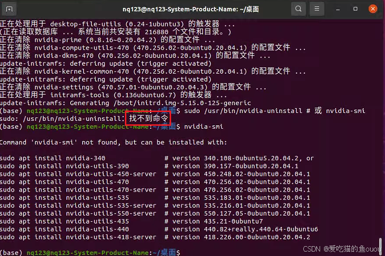 Ubuntu上卸载旧驱动重新安装NVIDIA驱动的操作指南