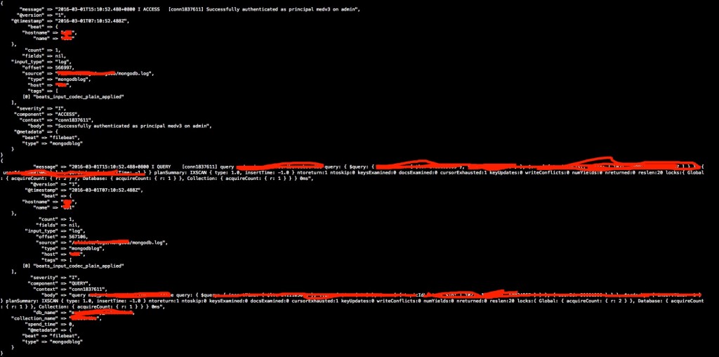 ELK logstash 处理mongodb日志(27th)