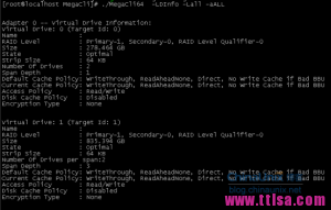 MegaCli 监控raid状态