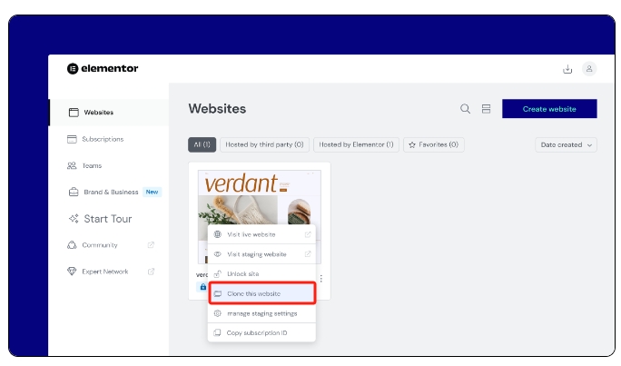 Elementor主机复制WordPress网站教程