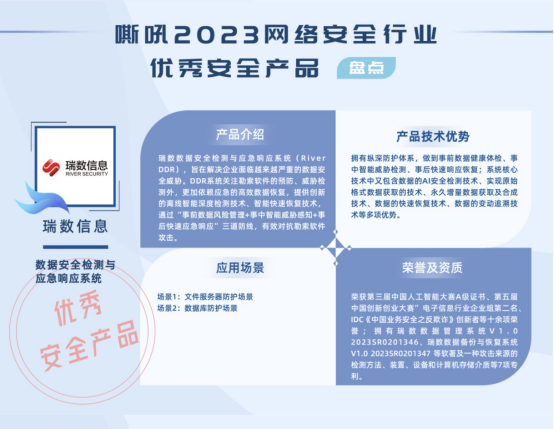 瑞数反勒索DDR，荣获嘶吼2025网络安全行业优秀安全产品！