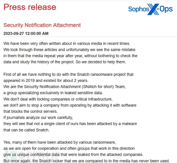 揭秘勒索软件团伙和媒体之间的共生关系