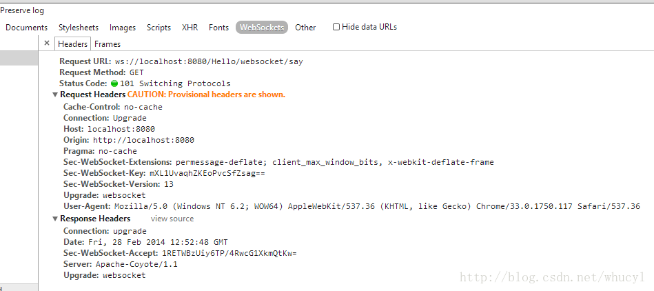 详解Tomcat7中WebSocket初探