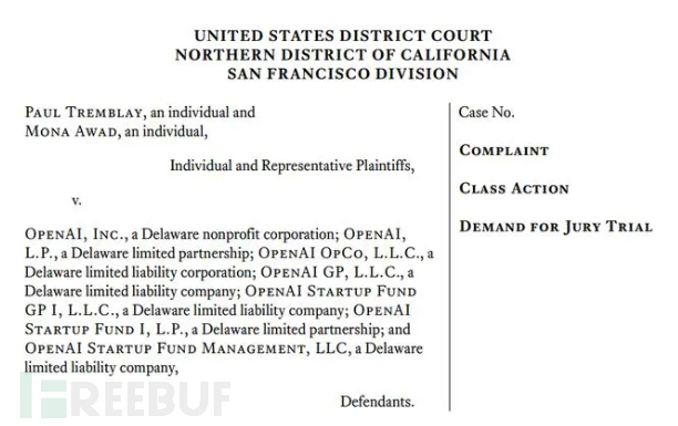 ChatGPT被起诉索赔30亿!OpenAI接连“吃官司”
