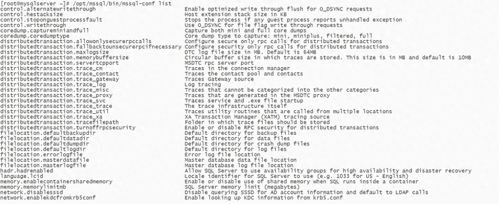 Linux 上 SQL Server 配置管理器的使用