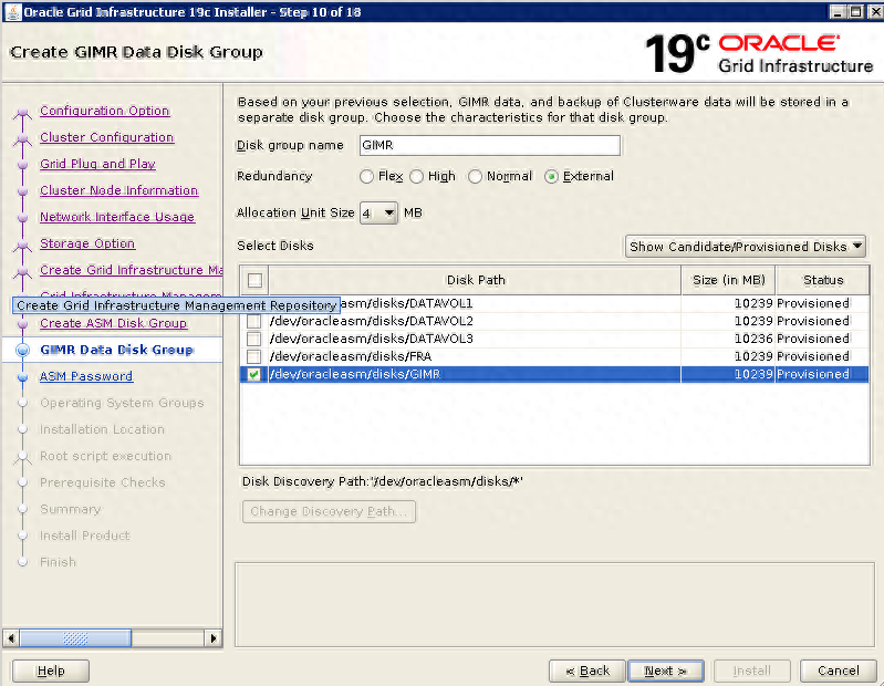 使用 ASM 和版本升级安装 Oracle 19C RAC 的分步指南