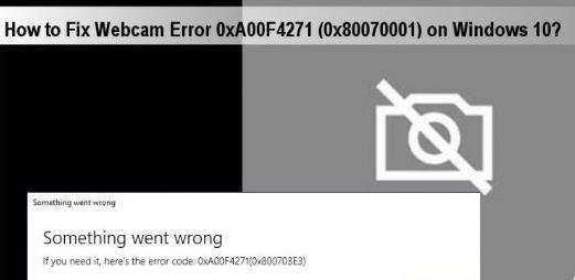 Win10使用相机出现0xa00f4271相机错误怎么办?