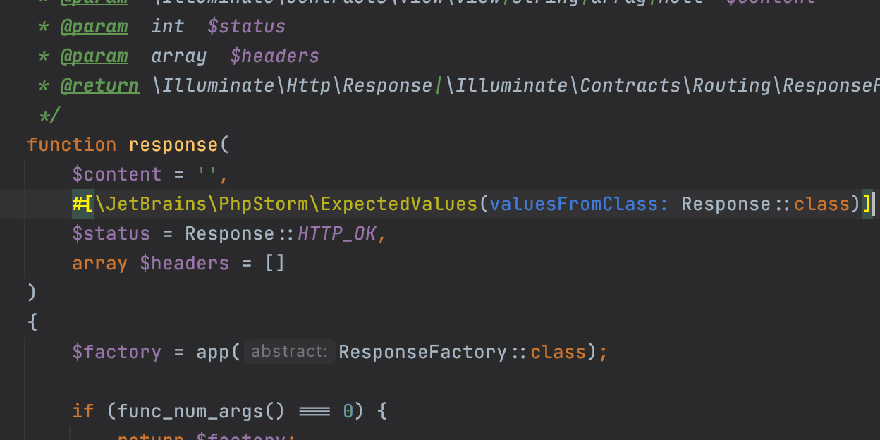 PhpStorm 2020.3:新增开箱即用的PHP 8属性(推荐)