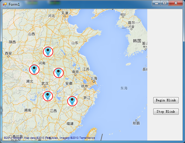 GMap.Net开发之自定义Marker使用方法