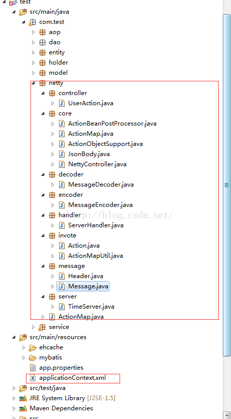 spring+netty服务器搭建的方法