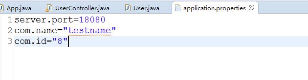 Spring Boot中配置文件application.properties使用