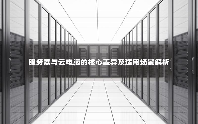 服务器与云电脑的核心差异及适用场景解析
