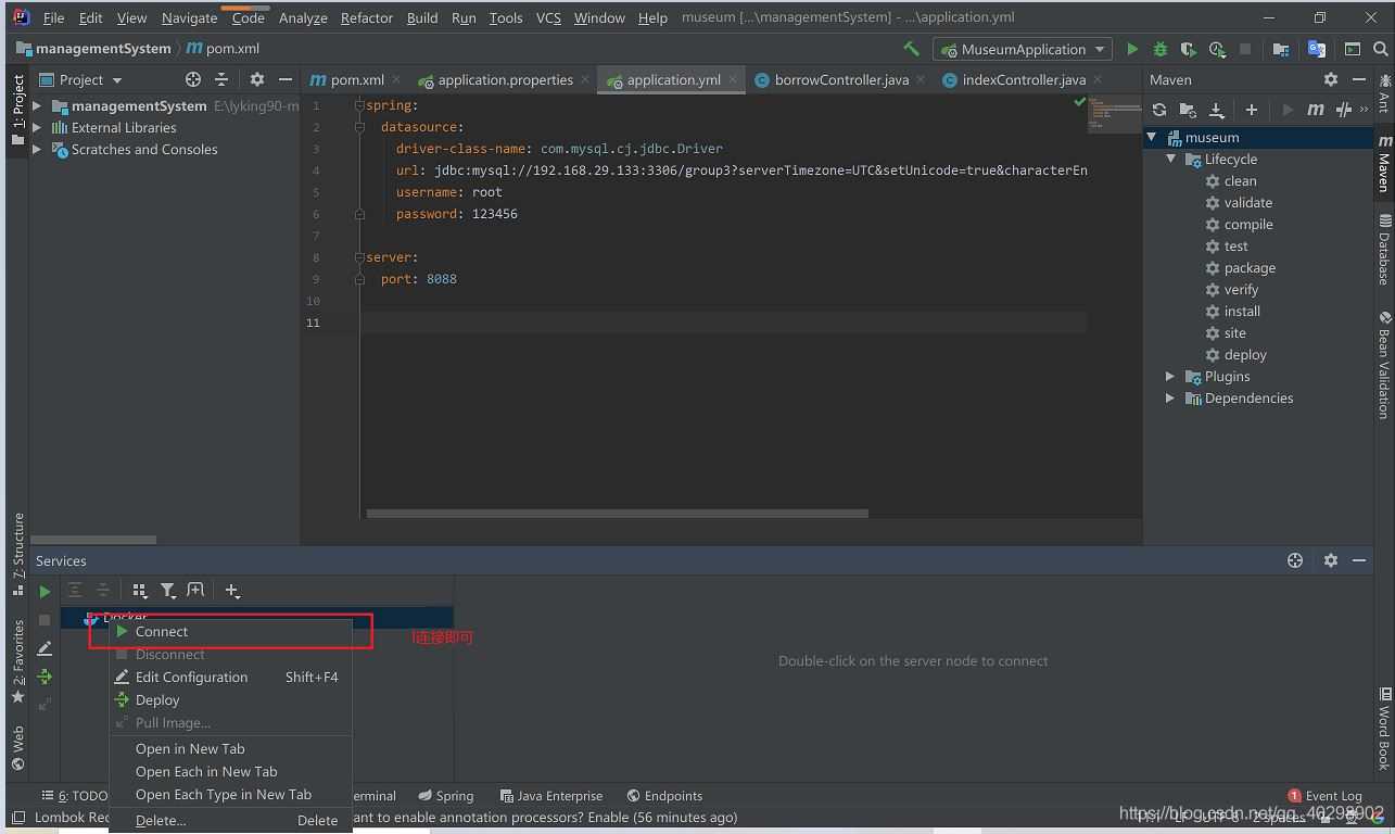 IDEA使用Docker插件(菜鸟教程)