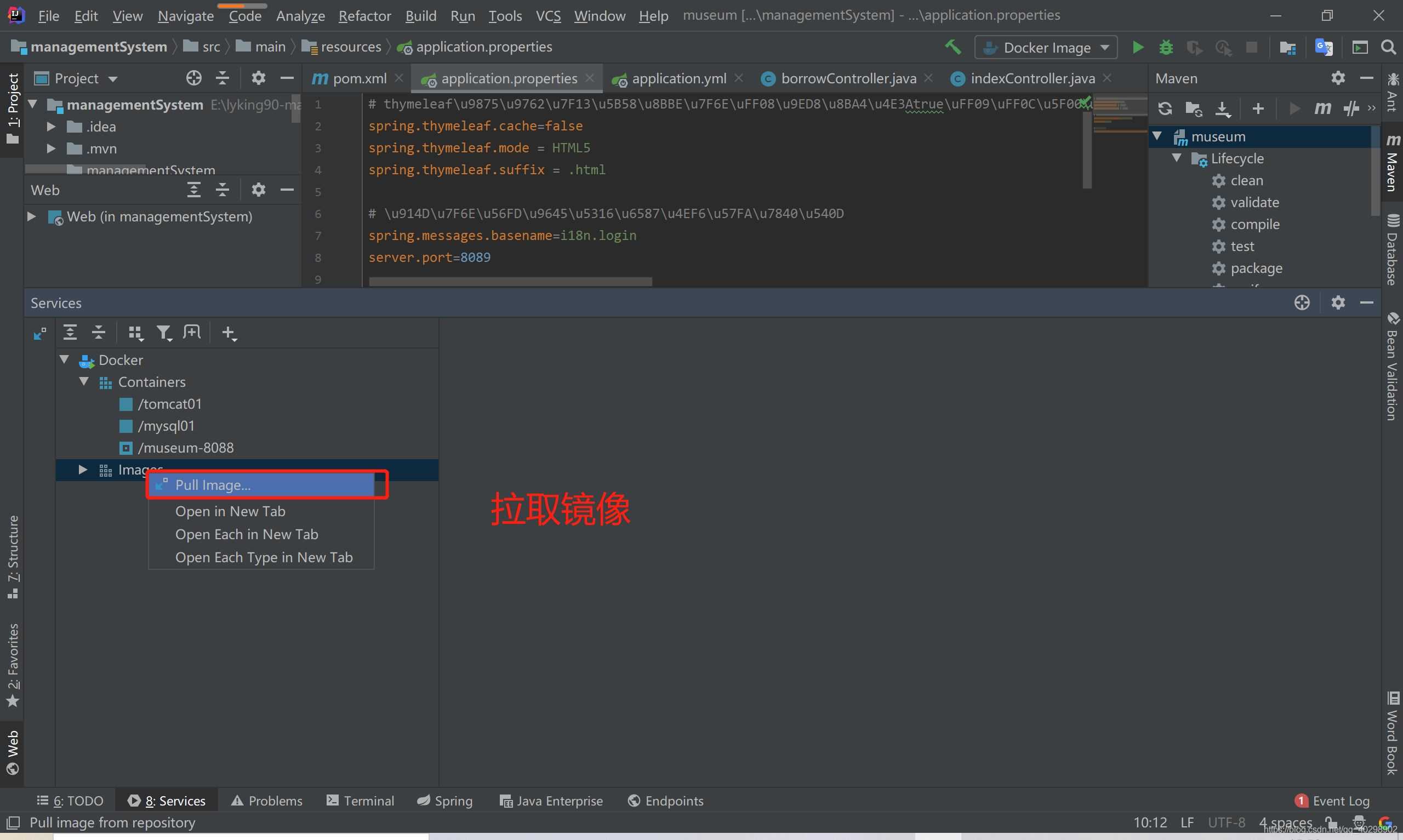 IDEA使用Docker插件(菜鸟教程)