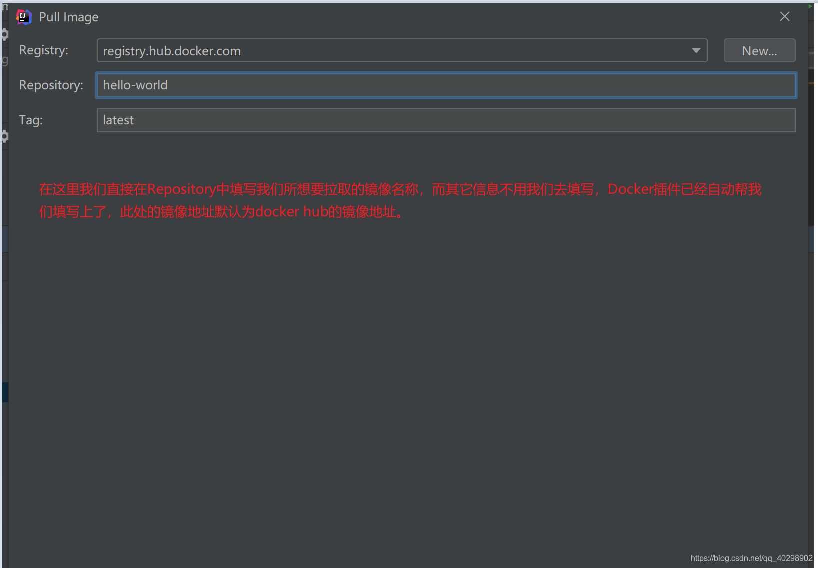 IDEA使用Docker插件(菜鸟教程)