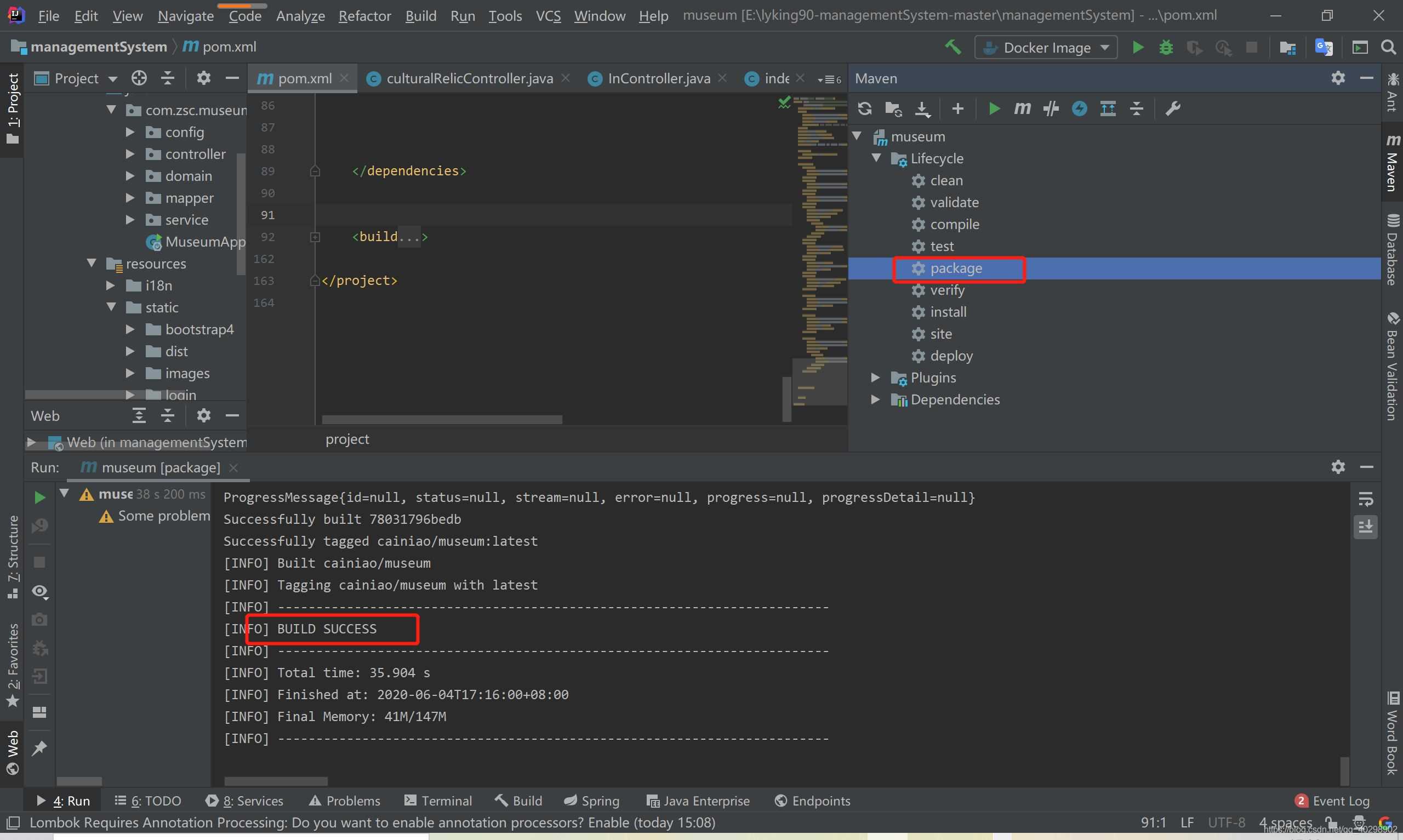 IDEA使用Docker插件(菜鸟教程)