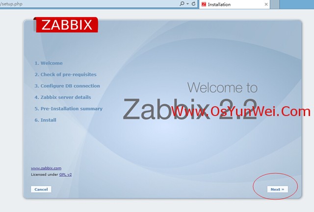 Zabbix安装图文教程(需要LAMP或者LNMP运行环境)