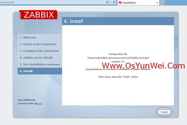 Zabbix安装图文教程(需要LAMP或者LNMP运行环境)