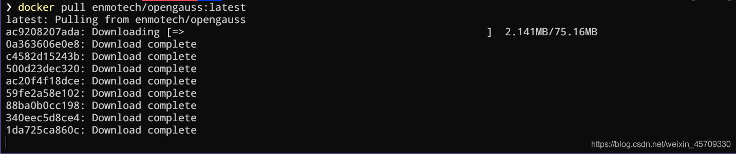 docker配置openGauss数据库的方法详解