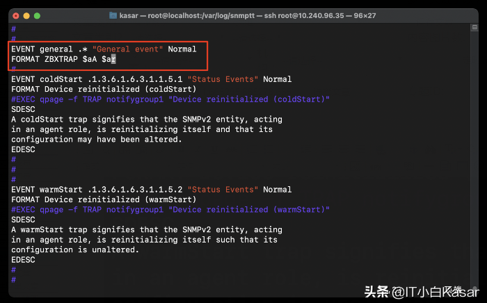 Zabbix5由浅入深之snmptrap探索(上)