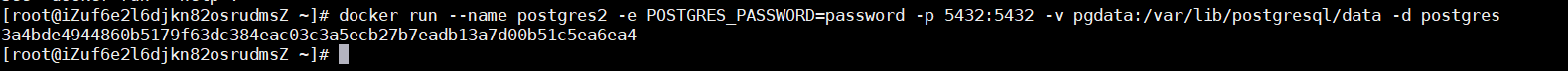docker安装并持久化postgresql数据库的操作步骤
