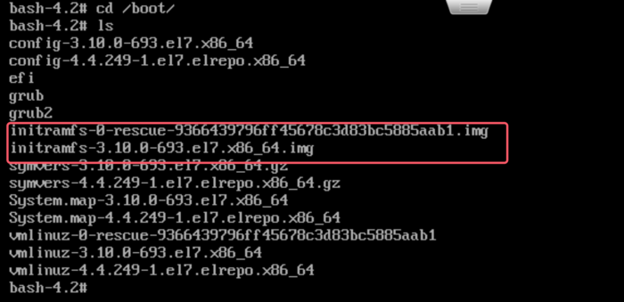 Centos7 开机时遇到initramfs-xxx.img not found错误导致虚拟机无法开启问题处理