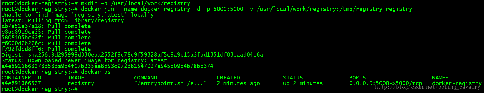详解docker私有仓库搭建与使用实战