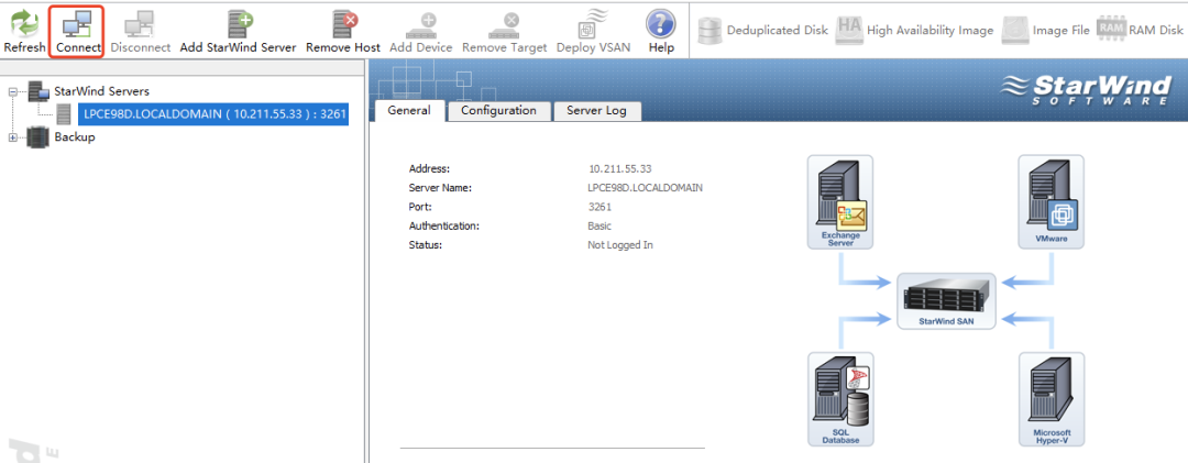 Starwind 配置 ISCSI 共享存储