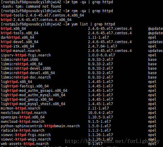 centos 7 安装卸载apache(httpd)服务的详细步骤