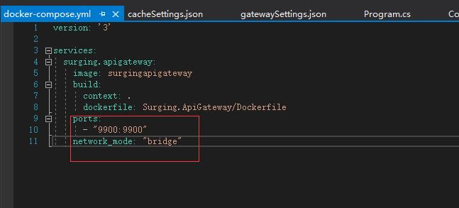 .netcore 使用surging框架发布到docker