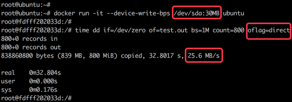 Docker 限制容器的 Block IO使用