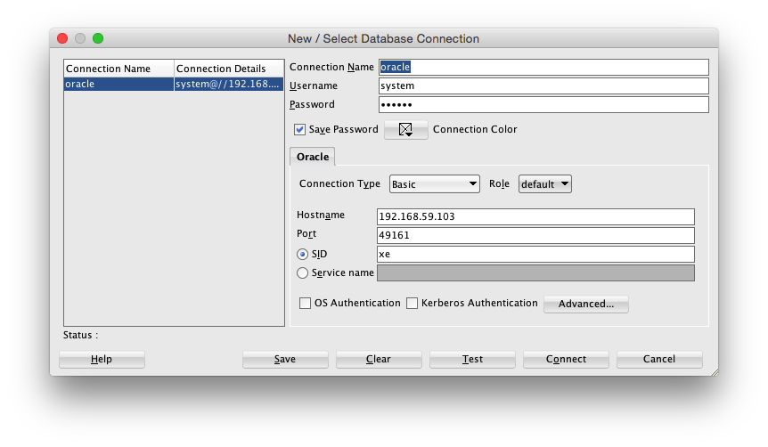 在Docker上安装配置Oracle教程